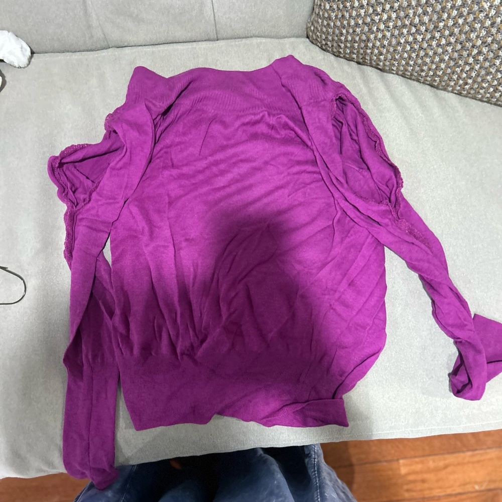 Free People Vibrant Purple Sweatshirt